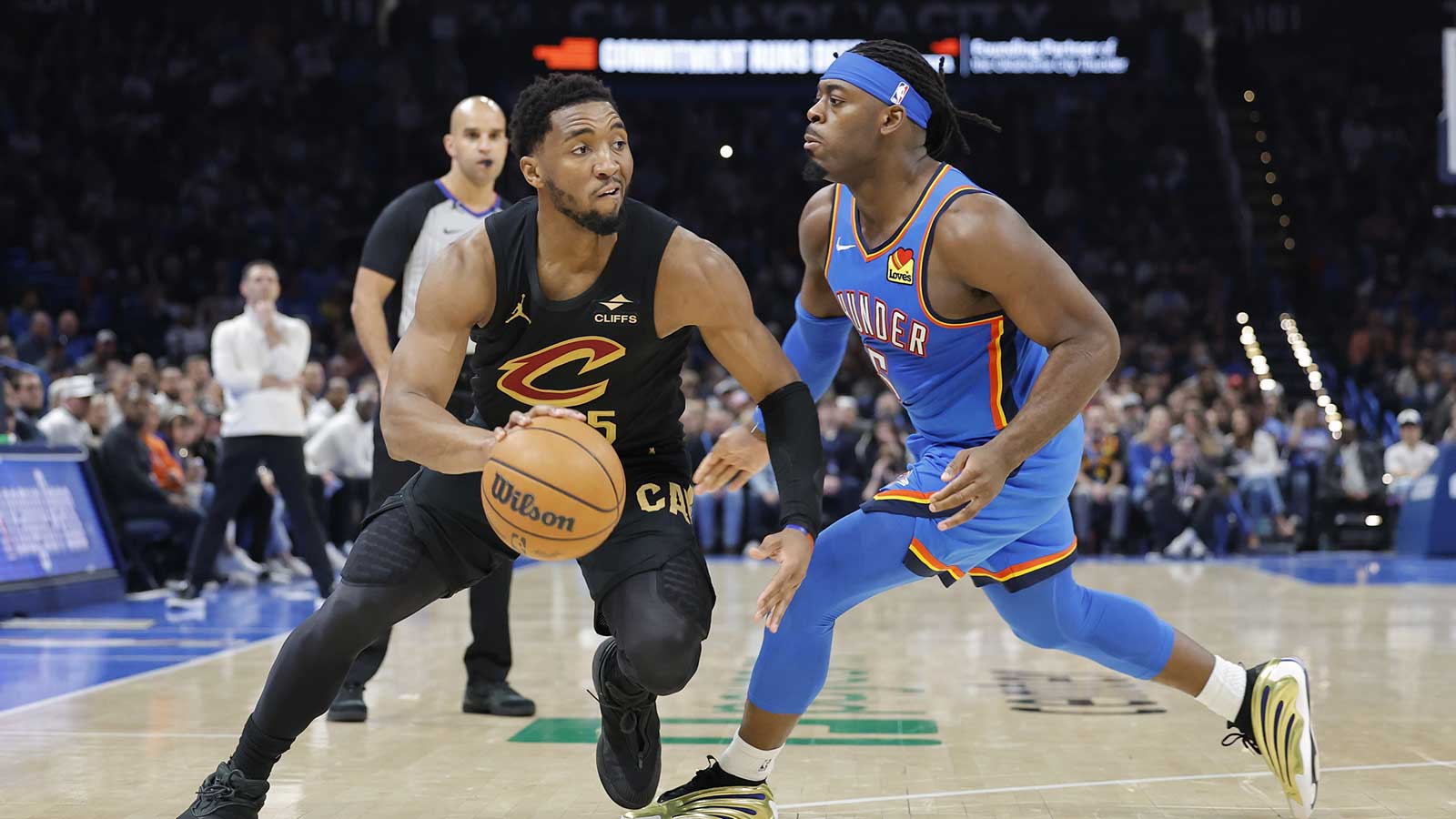 How Thunder decided who would guard Donovan Mitchell, James Harden in thrilling win vs. Cavs