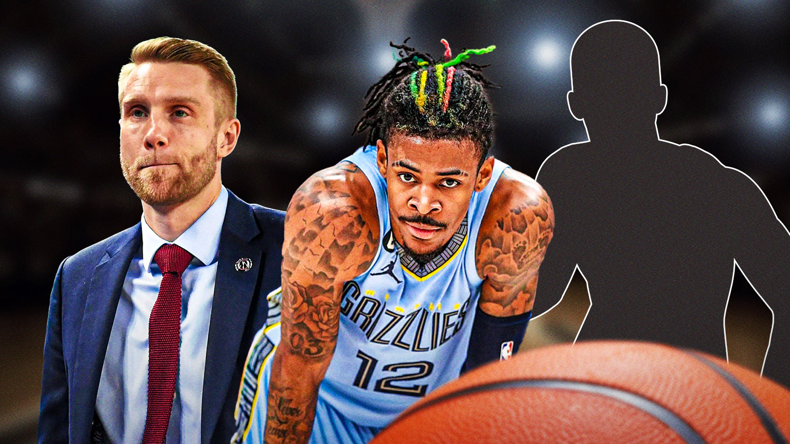 Tuomas Iisalo, Ja Morant, silhouette of GG Jackson
