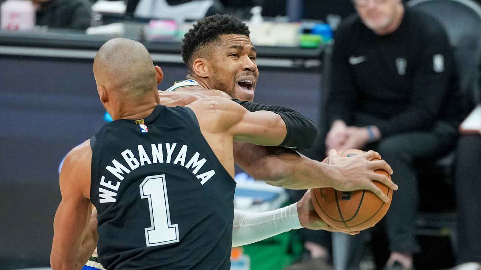 Spurs’ Victor Wembenyama given ‘limitless’ comp over Giannis Antetokounmpo from NBA vet